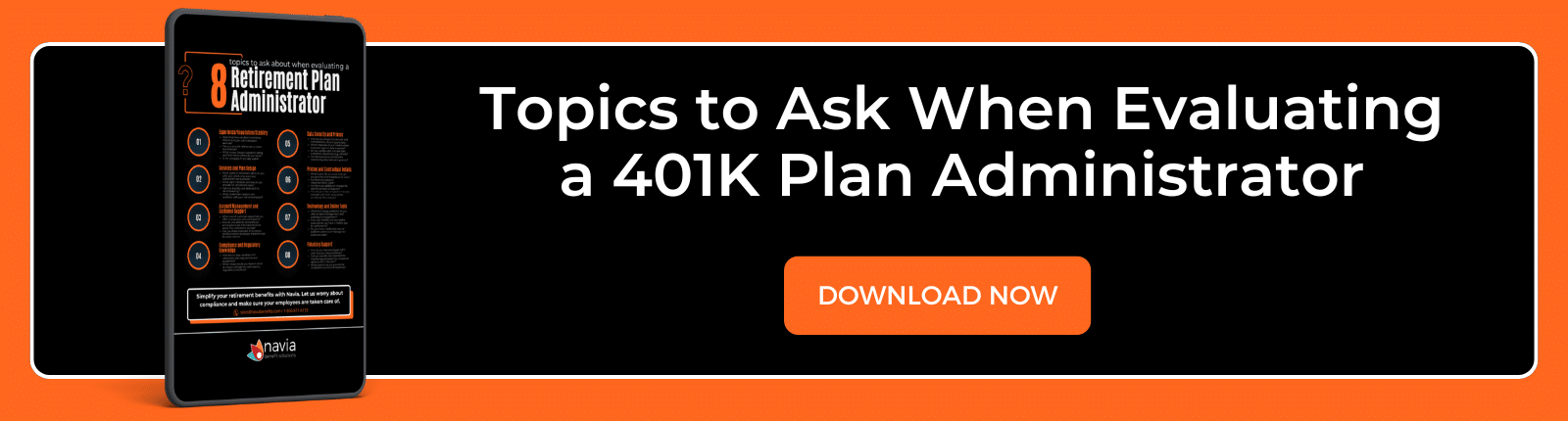 401k plan administrator topics to ask