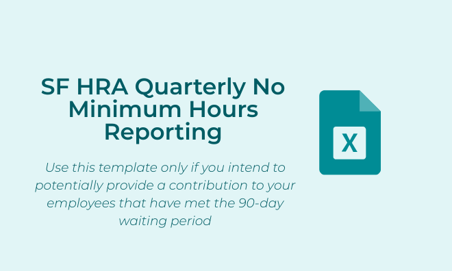 SFHRA Quarterly No Min Hours